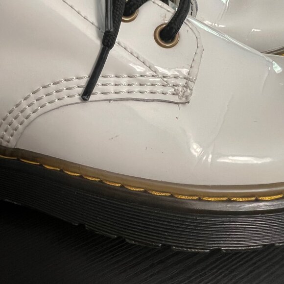 Dr. Martens White Combat Boots - Picture 13 of 15